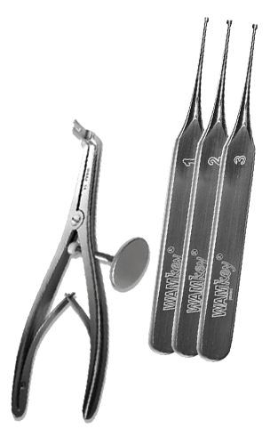 WAMkey crown and bridge remover, post removal pliers